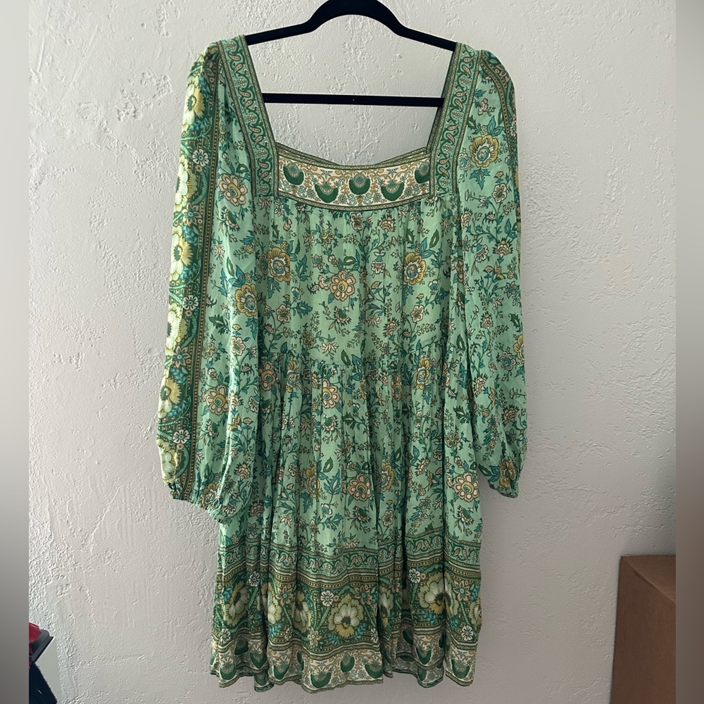 NWOT Spell Folksong Mini Dress.  Never worn size medium.